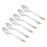 Arias by Lara Dutta Goldfin Stainless Steel Baby Spoon Set of 6