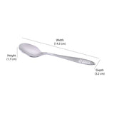 Arias by Lara Dutta Lunar Stainless Steel Tea Spoon Set of 6