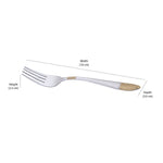 Arias by Lara Dutta Goldfin Stainless Steel Dinner Fork Set of 6