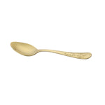 Arias by Lara Dutta Safari Gold Stainless Steel Tea Spoon Set of 6