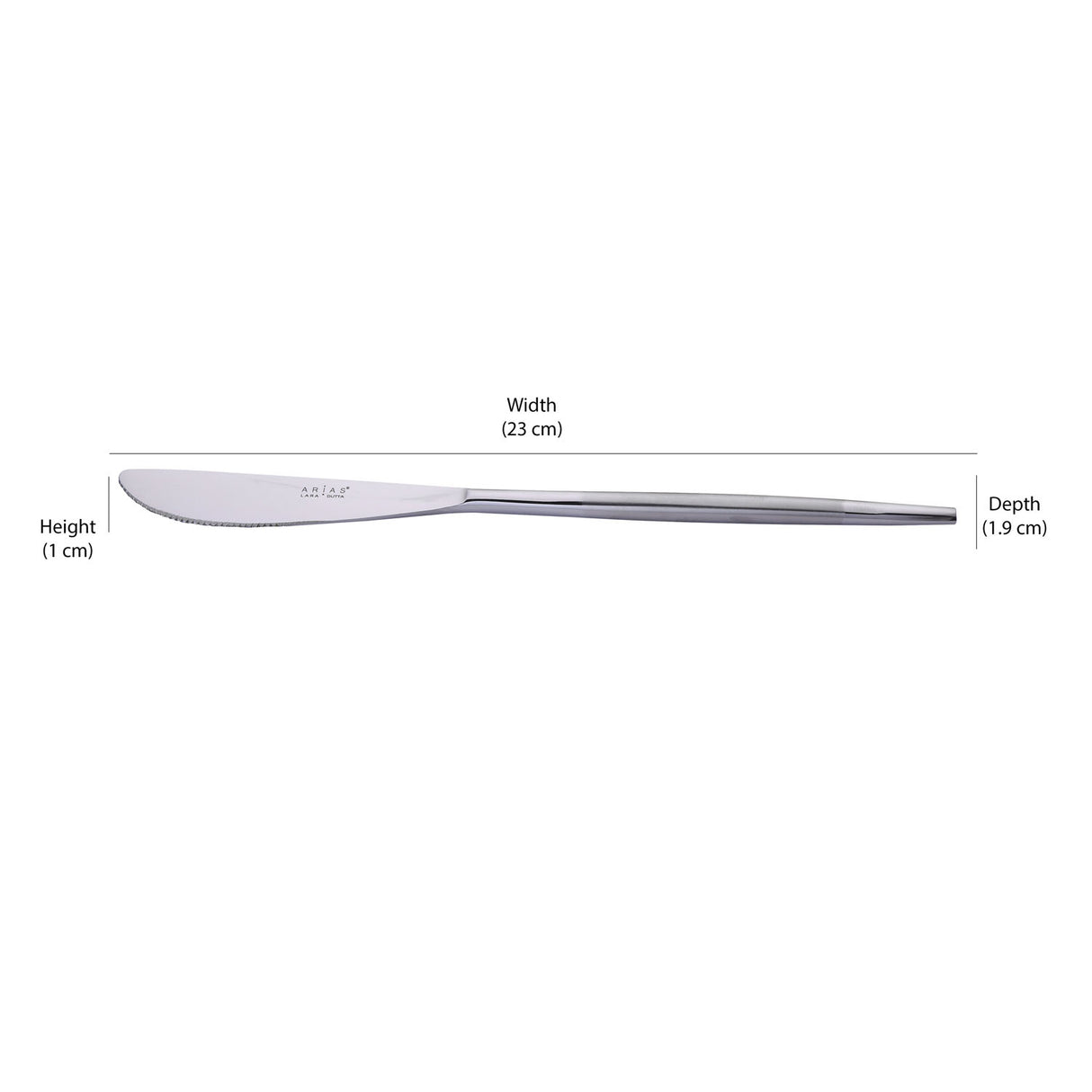 Arias by Lara Dutta Canary Stainless Steel Knife Set of 2