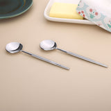 Arias by Lara Dutta Canary Stainless Steel Baby Spoon Set of 6