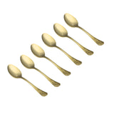 Arias by Lara Dutta Safari Gold Stainless Steel Dinner Spoon Set of 6