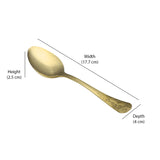 Arias by Lara Dutta Safari Gold Stainless Steel Dinner Spoon Set of 6