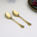 Arias by Lara Dutta Safari Gold Stainless Steel Dinner Spoon Set of 6