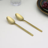 Arias by Lara Dutta Gold Rush Stainless Steel Dinner Spoon Set of 6