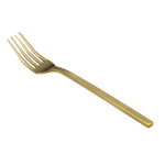 Arias by Lara Dutta Gold Rush Stainless Steel Dinner Fork Set of 6