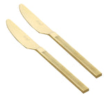 Arias by Lara Dutta Gold Rush Stainless Steel Knife Set of 2