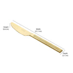 Arias by Lara Dutta Gold Rush Stainless Steel Knife Set of 2