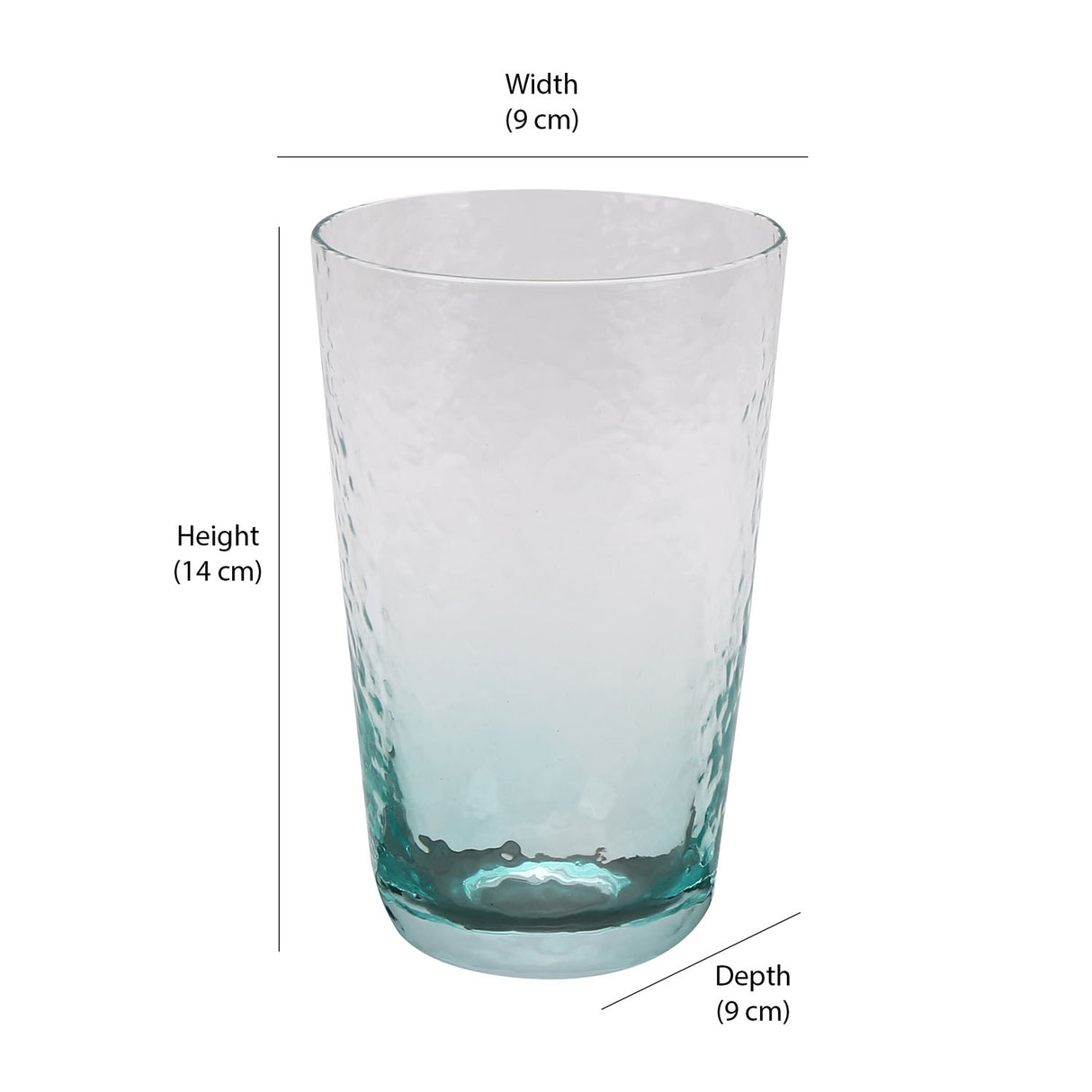 Lapiz 550 ml Highball Glasses Set of 4 (Transparent)