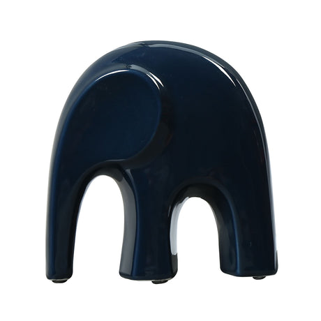 Elephant Ceramic Showpiece (Blue)