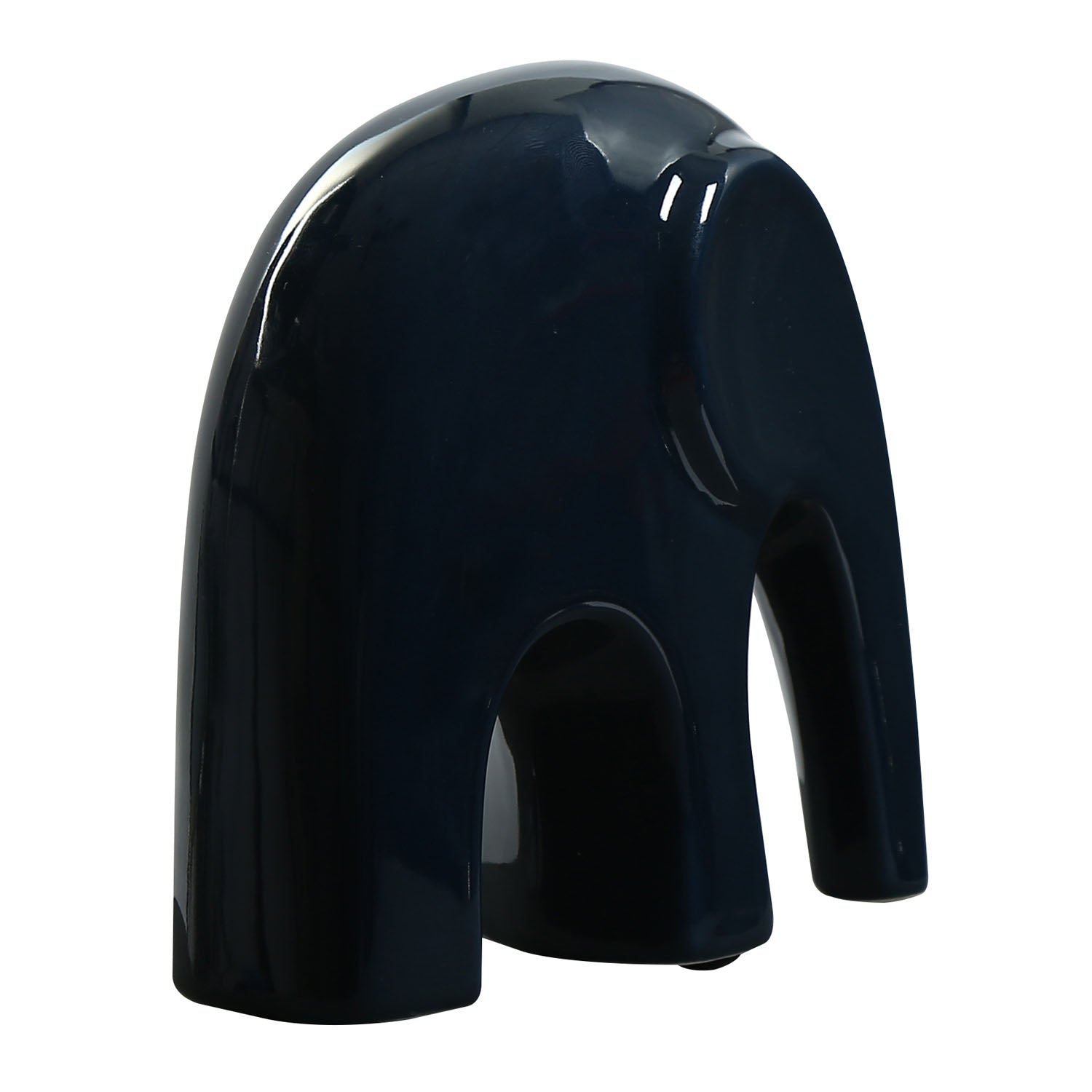 Elephant Ceramic Showpiece (Blue)