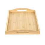 Rectangular Bamboo Tray (40.8 x 28.2 cm, Light Brown)