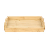 Rectangular Bamboo Tray (32.7 x 21.5 cm, Light Brown)