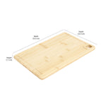 Bamboo Chopping Board (33 x 22 cm, Light Brown)