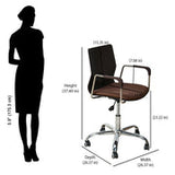 Zing with Arm Office Chair (Brown)