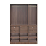 Max 3 Door Wardrobe (Classic Walnut)