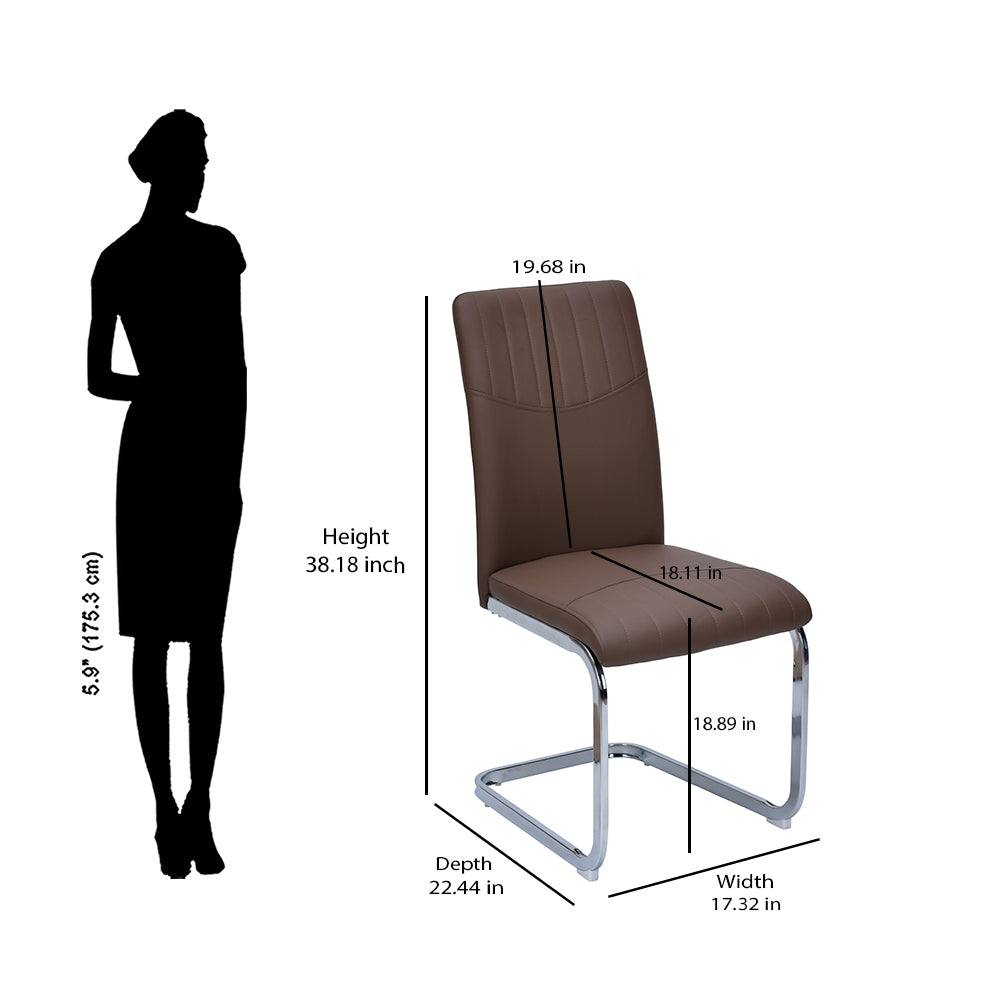 Frostine Dining Chair (Brown)