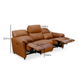 Wingston 3 Seater Electric Recliner (Tan)