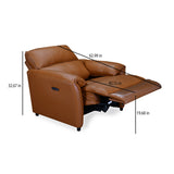 Wingston 1 Seater Electric Recliner (Tan)