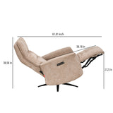 Hover 1 Seater Triple Motor Zero Gravity Electric Recliner (Beige)