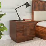 Albury Solid Wood Night Stand (Antique Cherry)