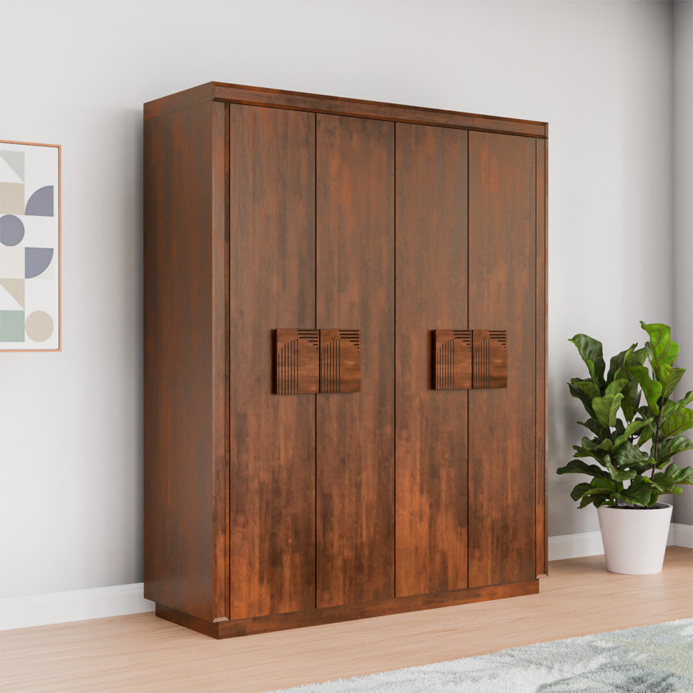 Albury 4 Door Wardrobe (Antique Cherry)