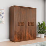 Albury 4 Door Wardrobe (Antique Cherry)