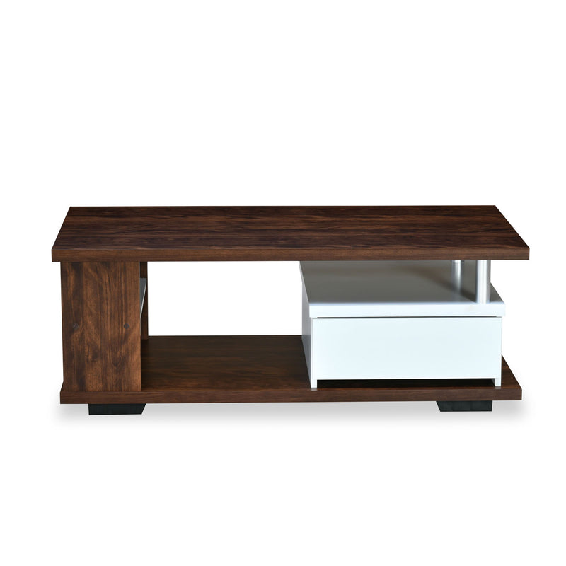 Altura Engineered Wood Coffee Table (Wenge / White)