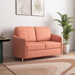 Arch 2 Seater Fabric Sofa (Rust)