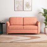 Arch 3 Seater Fabric Sofa (Rust)