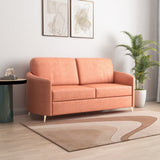 Arch 3 Seater Fabric Sofa (Rust)