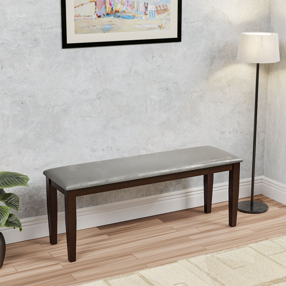 Ashton Solid Wood Dining Bench (Walnut)