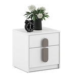 Agnes Engineered Wood Night Stand (White)