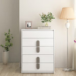 Agnes Chest Of 5 Drawers (White)