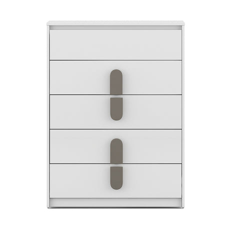 Agnes Chest Of 5 Drawers (White)