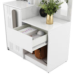 Agnes Dresser with Mirror (White)