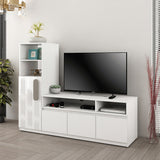 Agnes Engineered Wood TV Unit (White)