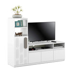 Agnes Engineered Wood TV Unit (White)