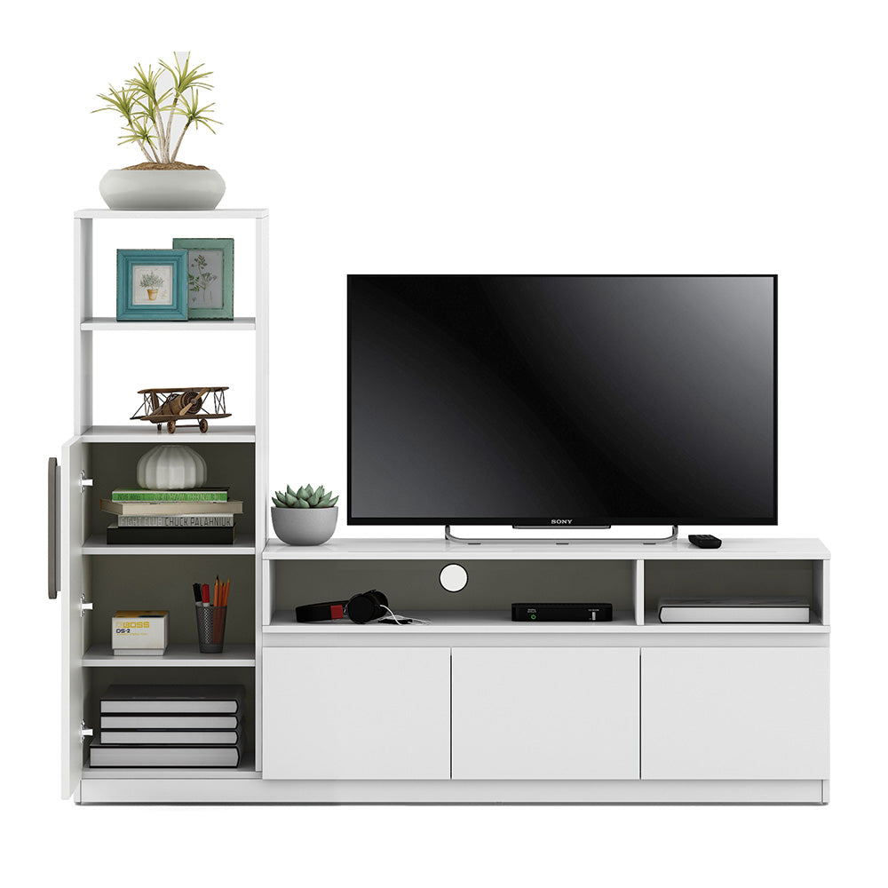 Agnes Engineered Wood TV Unit (White)