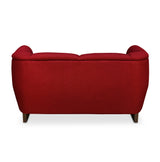 Arias by Lara Dutta Amora 2 Seater Sofa (Wine Red)