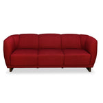 Arias by Lara Dutta Amora 3 Seater Sofa (Wine Red)