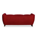 Arias by Lara Dutta Amora 3 Seater Sofa (Wine Red)