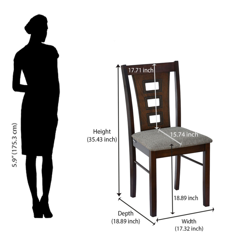 Bella Dining Chair (Antique Cherry)