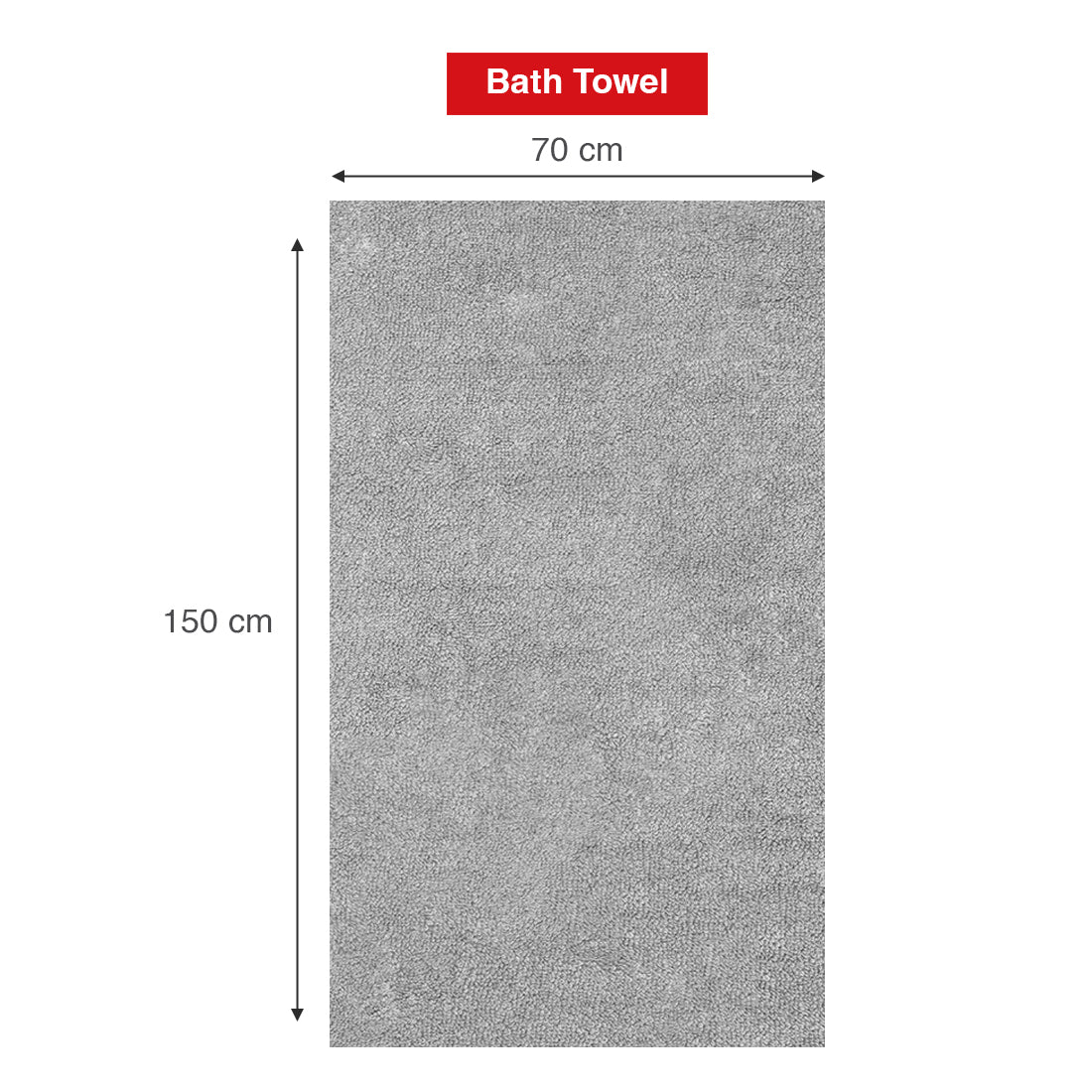 Arias by Lara Dutta Super Soft 500 GSM Cotton Bath Towel 70 x 150 cm (Beige)