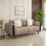 Canyon 3 Seater Fabric Sofa (Light Grey)