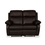 Nilkamal Carolina 2 Seater Recliner Sofa (Brown)