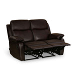 Carolina 2 Seater Recliner Sofa (Brown)