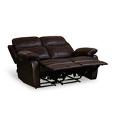 Nilkamal Carolina 2 Seater Recliner Sofa (Brown)