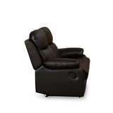 Nilkamal Carolina 2 Seater Recliner Sofa (Brown)